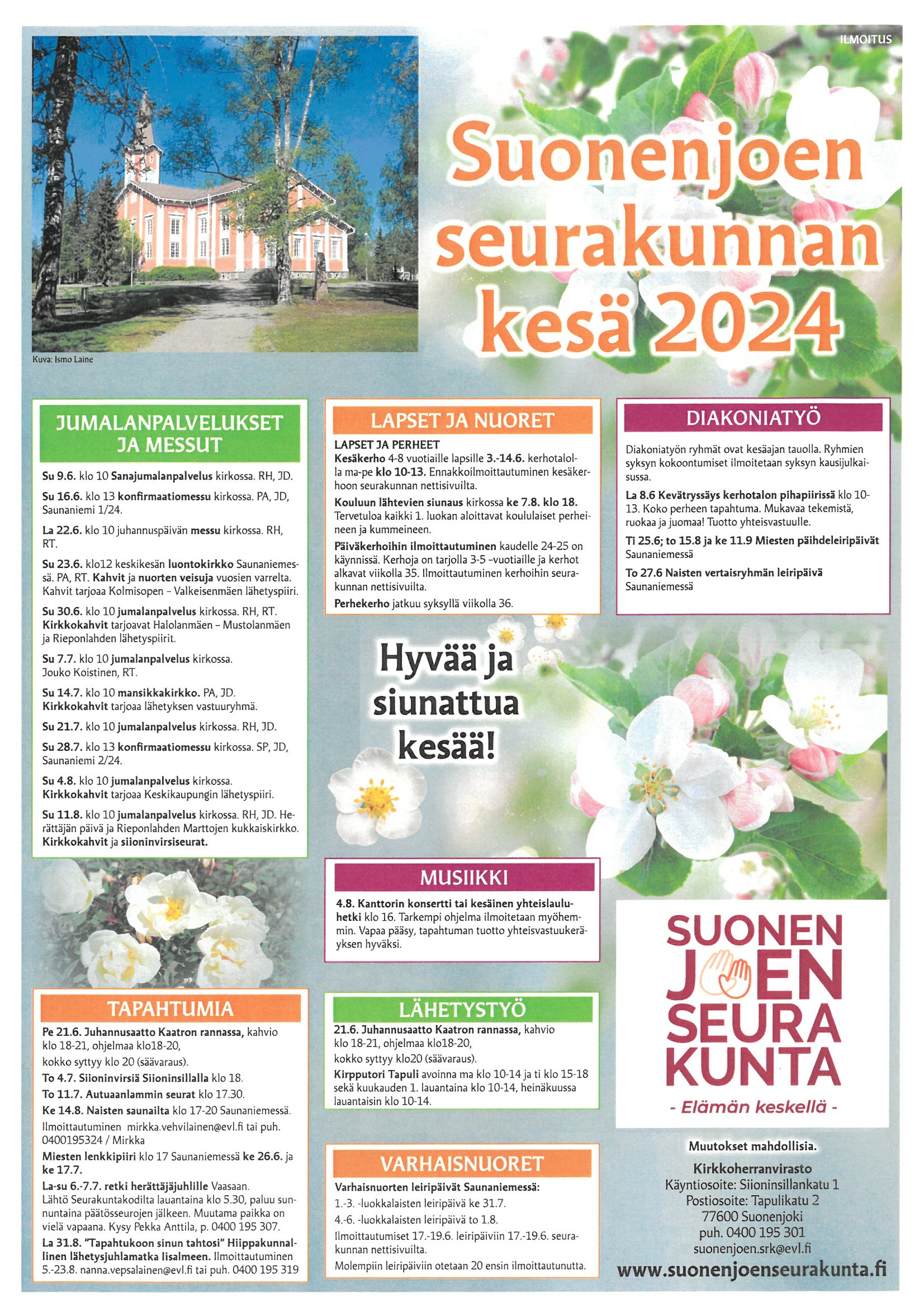 Kesän 2024 tapahtumia