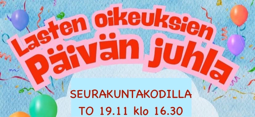 Lasten oikeuksienpäivän juhla
