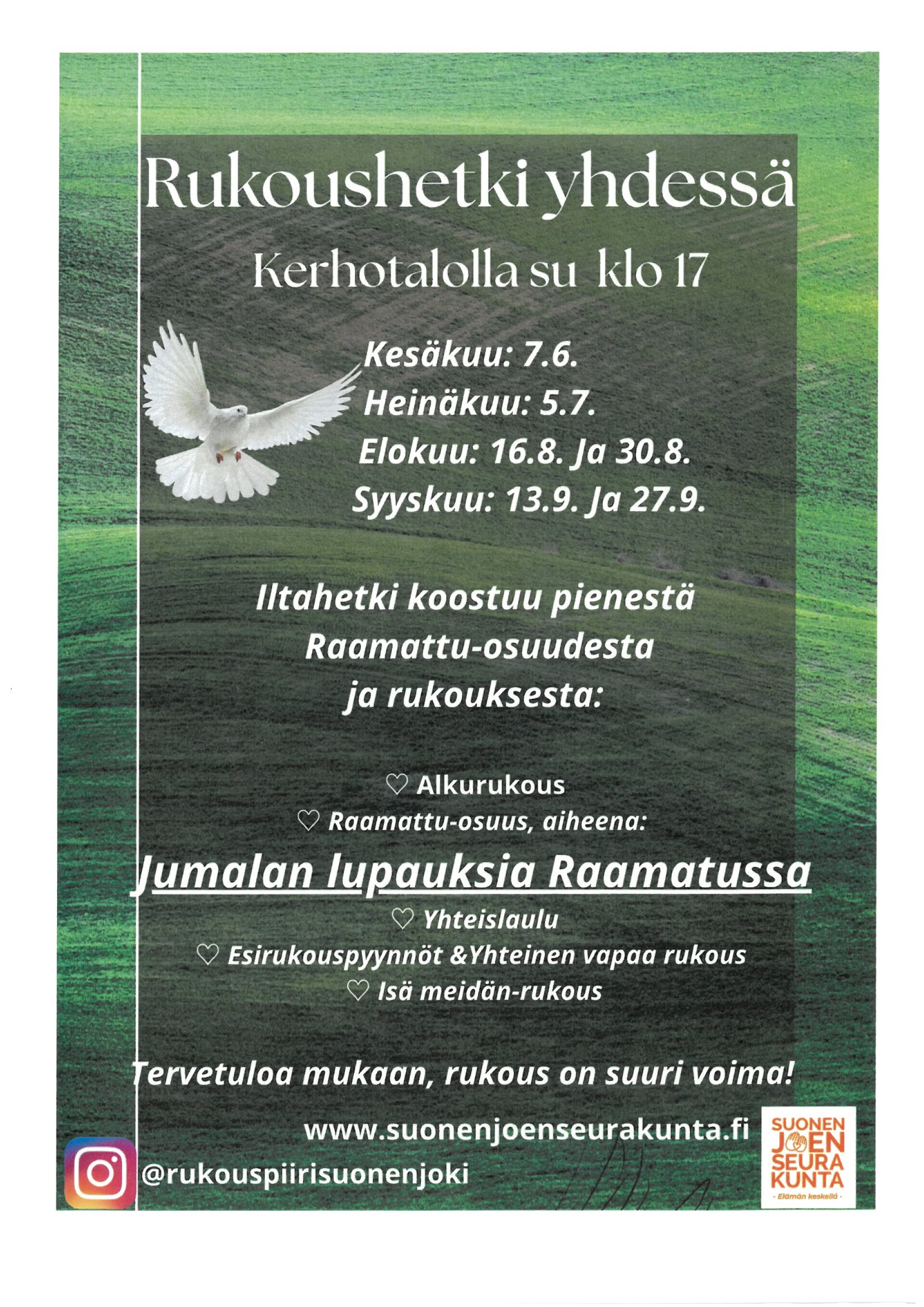 Rukoushetki yhdessä