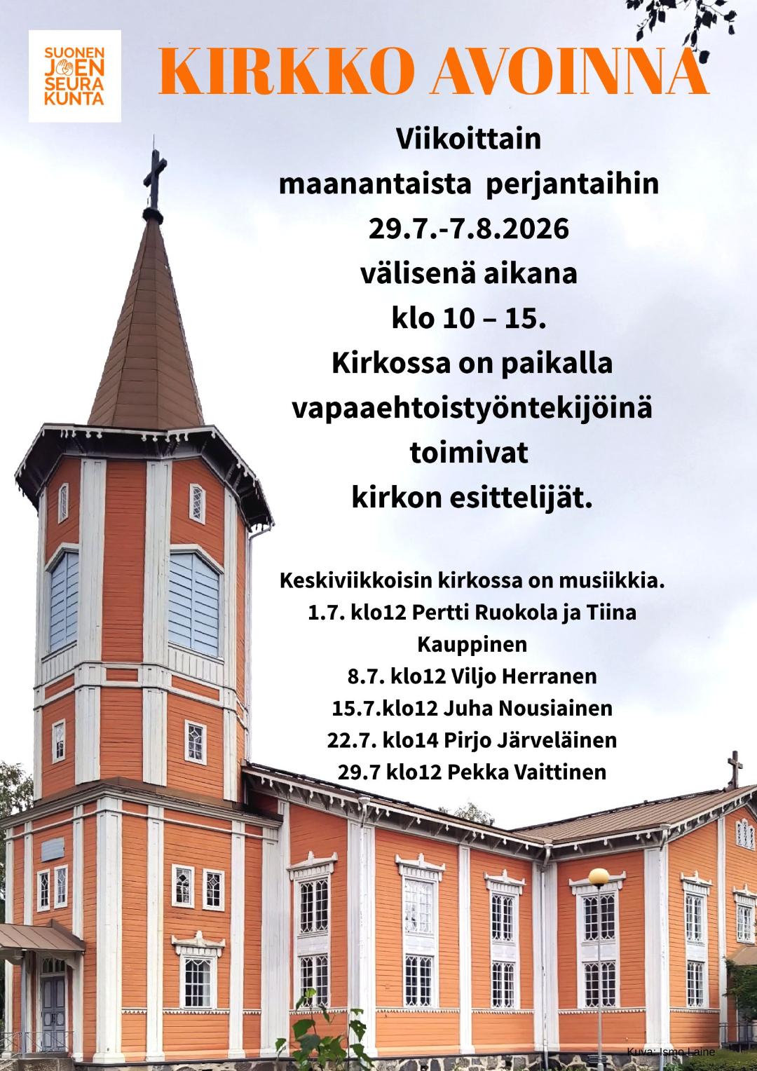 Tule tutustumaan kirkkoon